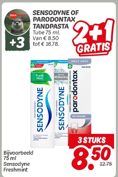 SENSODYNE OF PARODONTAX TANDPASTA
