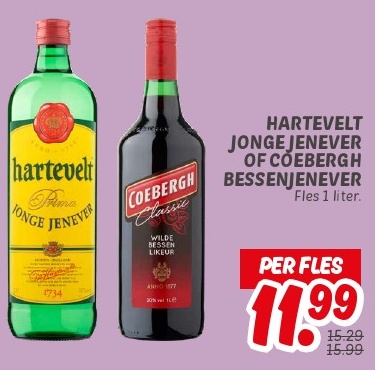 HARTEVELT JONGE JENEVER OF COEBERGH BESSENJENEVER