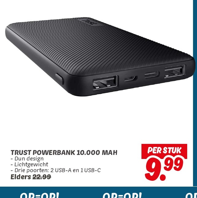 TRUST POWERBANK 10.000 MAH