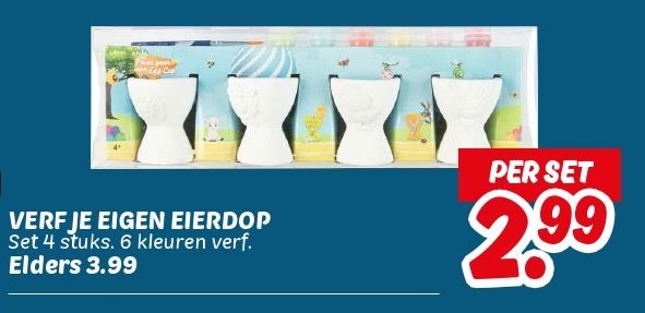 VERF JE EIGEN EIERDOP