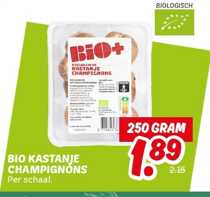 BIO KASTANJE CHAMPIGNONS