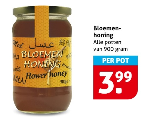 Bloemen-honing