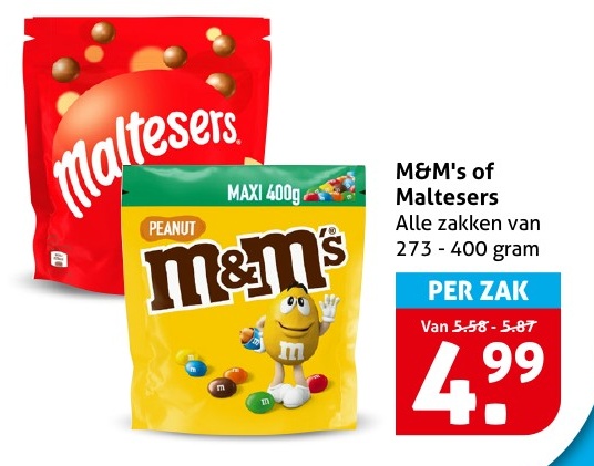 M&M's of Maltesers
