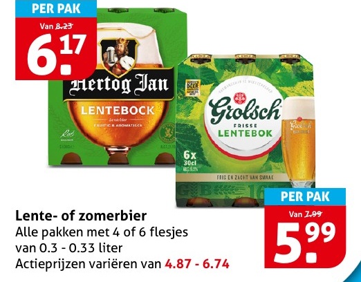 Lente- of zomerbier