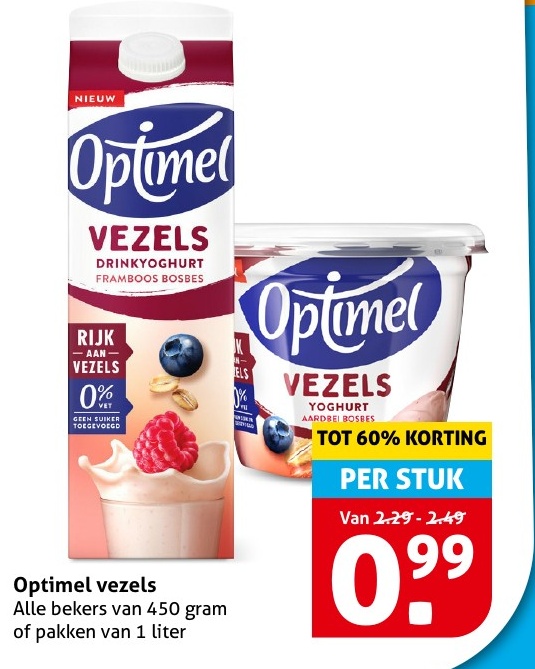 Optimel vezels