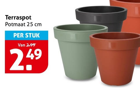 Terraspot Potmaat 25 cm