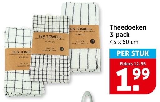 Theedoeken 3-pack