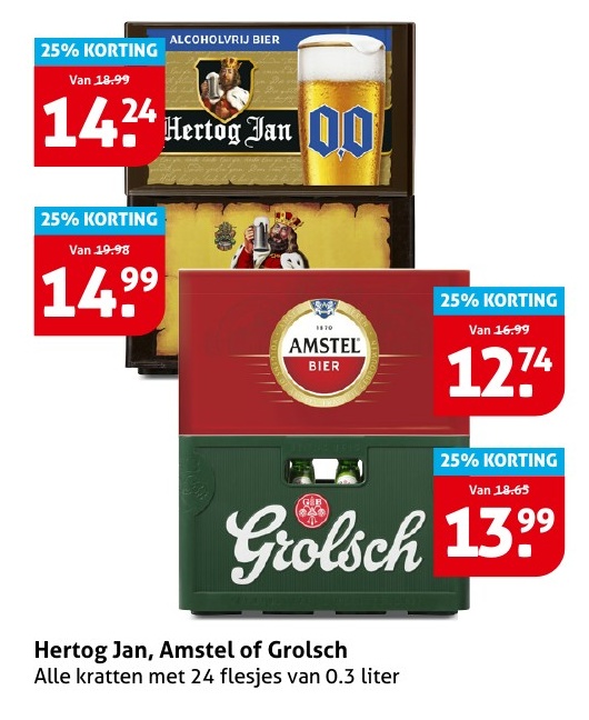Hertog Jan, Amstel of Grolsch