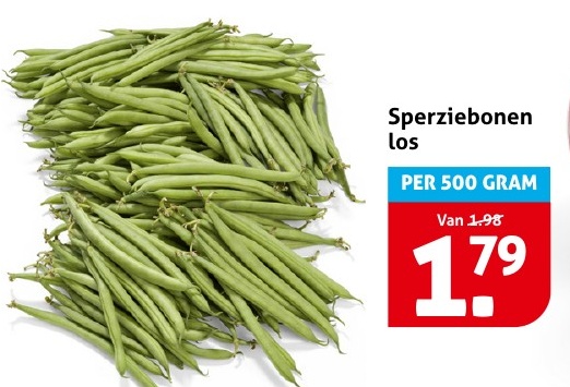 Sperziebonen los