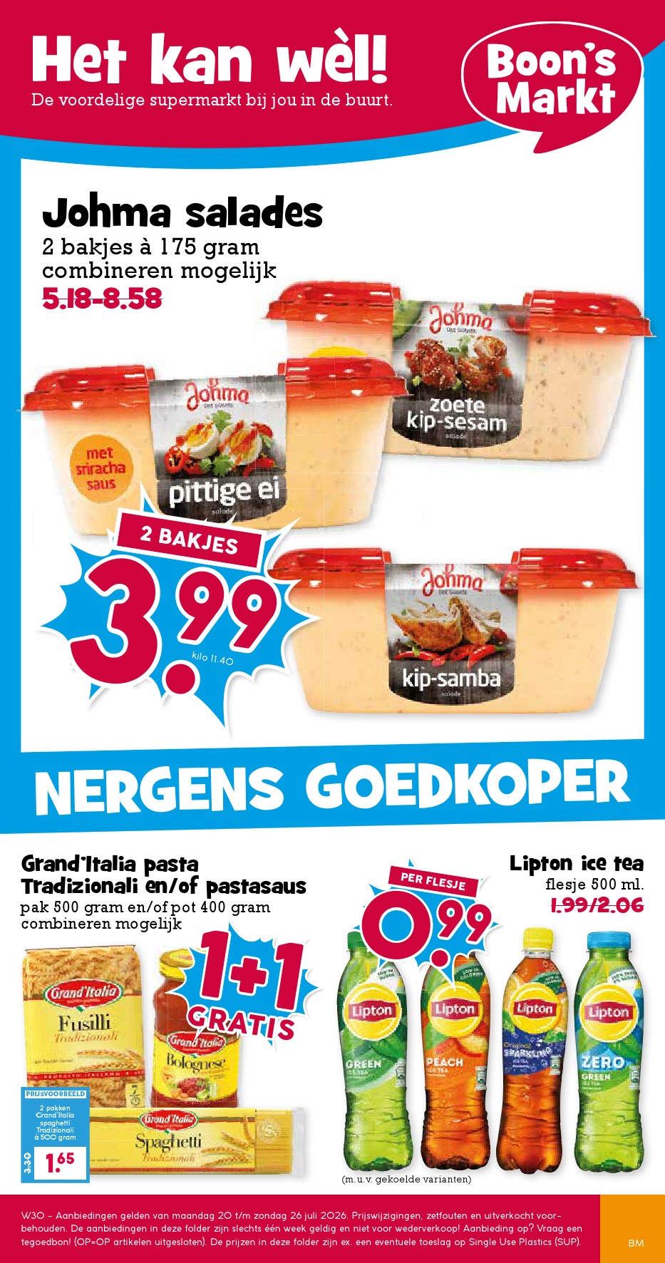 Boon’s Markt Folder Week 30